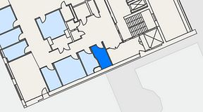 
							Planritning för Mindpark Helsingborg, 1 privata rum, 8 m²