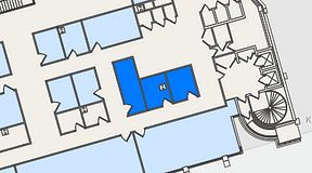 
							Planritning för United Spaces Östra Hamngatan, 3 privata rum, 28 m²