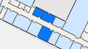 
							Planritning för Quick Office Älvsjö, 3 privata rum, 38 m²