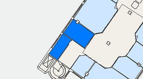 
							Planritning för FASTOFFICE Raisiogatan 1, 2 privata rum, 26 m²