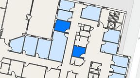 
							Planritning för Regus Jönköping, 2 privata rum, 14 m²