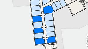 
							Planritning för Regus Rotsunda, 5 privata rum, 95 m²