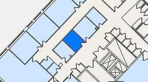 
							Planritning för United Spaces Lindholmen, 1 privata rum, 12 m²