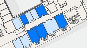 
							Planritning för 7A Posthuset, Vasagatan 28, 5 privata rum, 91 m²