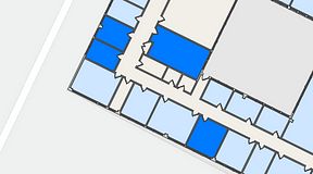 
							Planritning för Quick Office Älvsjö, 4 privata rum, 63 m²