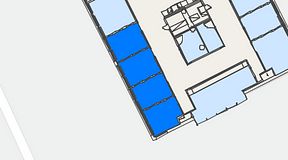 
							Planritning för Convendum Västra Järnvägsgatan 3, 4 privata rum, 40 m²