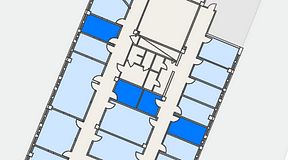 
							Planritning för Växthuset Jägershillgatan, 4 privata rum, 34 m²