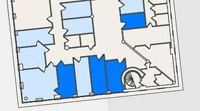 
							Planritning för Mindpark Carlsgatan 12A, 4 privata rum, 48 m²