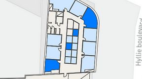 
							Planritning för Mindpark Hyllie Eden, 4 privata rum, 51 m²