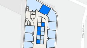 
							Planritning för Mindpark Hyllie Eden, 5 privata rum, 38 m²