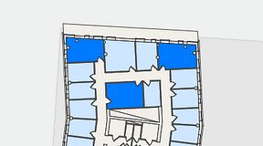 
							Planritning för Regus Hyllie Stationstorg 31, 3 privata rum, 51 m²