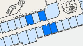 Planritning för Regus Odinsgatan 13, 4 privata rum, 40 m²