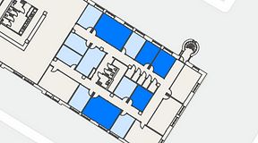 
							Planritning för Convendum Sundbyberg, 5 privata rum, 117 m²