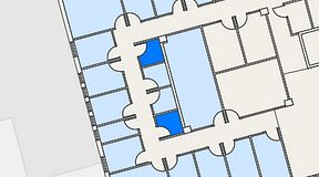 
							Planritning för Regus Lidingö, 2 privata rum, 8 m²