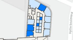
							Planritning för Mindpark Hyllie Eden, 5 privata rum, 67 m²