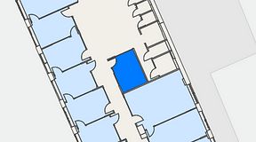 
							Planritning för Mindpark Helsingborg, 1 privata rum, 12 m²