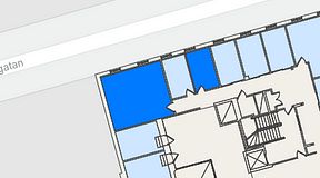 
							Planritning för Regus Östra Hamngatan, 2 privata rum, 46 m²
