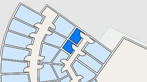 Planritning för Quick Office Bromma Blocks, 2 privata rum, 8 m²