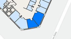 
							Planritning för Spaces Göteborg Gamlestan, 2 privata rum, 35 m²