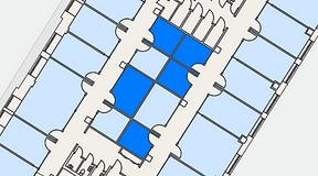 
							Planritning för Convendum Sundbyberg, 5 privata rum, 43 m²