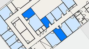 
							Planritning för Convendum Avenyn, 3 privata rum, 32 m²