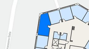 
							Planritning för Spaces Göteborg Gamlestan, 1 privata rum, 29 m²