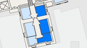 Planritning för THE WORKS Ringvägen, 3 privata rum, 39 m²