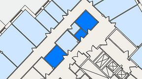Planritning för United Spaces Lindholmen, 3 privata rum, 32 m²