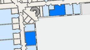 Planritning för Embassy House Lund, 1 privata rum, 18 m²