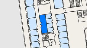 
							Planritning för Spaces Nordenskiöldsgatan, 1 privata rum, 20 m²