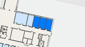 Planritning för Regus Lund, 3 privata rum, 27 m²
