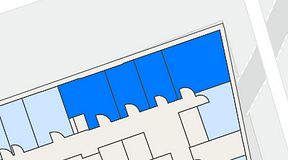 
							Planritning för Walborg Ventures, 4 privata rum, 82 m²