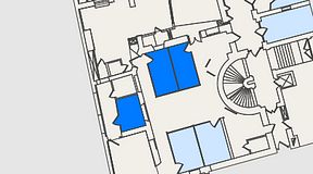 
							Planritning för Entreprenörsgatan Östra Hamngatan, 3 privata rum, 29 m²