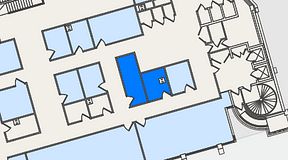 
							Planritning för United Spaces Östra Hamngatan, 2 privata rum, 19 m²