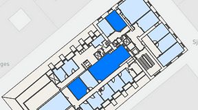 
							Planritning för Spaces Gamla Stan, 3 privata rum, 91 m²