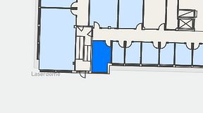 
							Planritning för C/O Hisingen, 1 privata rum, 15 m²