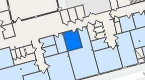 
							Planritning för Entreprenörsgatan Hasselbladshuset, 1 privata rum, 14 m²