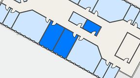 
							Planritning för Växthuset Stensjögatan, 3 privata rum, 48 m²