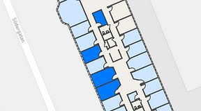 
							Planritning för Regus Helsingborg Södergatan, 4 privata rum, 44 m²