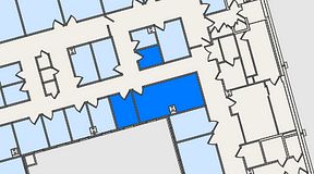 
							Planritning för United Spaces Östra Hamngatan, 3 privata rum, 36 m²