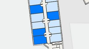 
							Planritning för Regus Rotsunda, 4 privata rum, 72 m²