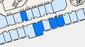 
							Planritning för Regus Odinsgatan 13, 4 privata rum, 44 m²