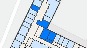 
							Planritning för Quick Office Älvsjö, 3 privata rum, 65 m²