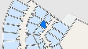 
							Planritning för Quick Office Bromma Blocks, 1 privata rum, 4 m²