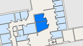 
							Planritning för Växthuset Vasatorpsvägen, 2 privata rum, 36 m²