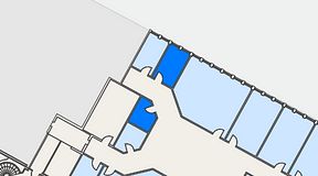 
							Planritning för Växthuset Stensjögatan, 2 privata rum, 15 m²