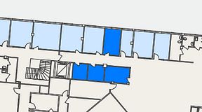 
							Planritning för Spaces Helsingborg Väla, 4 privata rum, 37 m²