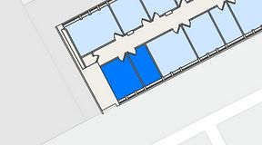 
							Planritning för Convendum Drottninggatan, 2 privata rum, 25 m²