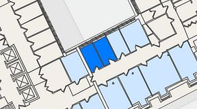 
							Planritning för 7A Posthuset, Vasagatan 28, 2 privata rum, 20 m²