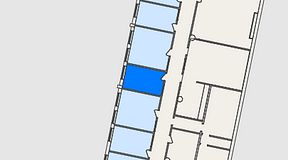 
							Planritning för FASTOFFICE Malmö, 1 privata rum, 10 m²